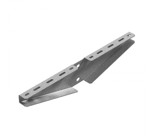 Кронштейн опорный двухсторонний 50х50х400 мм, толщ. 2,0 мм, гор. цинк, 351842  КОД5-400-2,0-ГЦ   Ostec