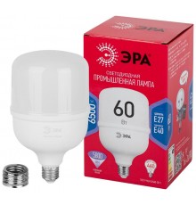 Лампа светодиодная  RED LINE LED POWER T120-60W-6500-E27/E40 R 60Вт колокол холодный белый свет   Б0063850  ЭРА