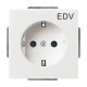 Розетка SCHUKO 16А 250В c шторками, с маркировкой ""EDV"", Future/Axcent/Carat/Династия, альп. белый  2CKA002013A5268  ABB