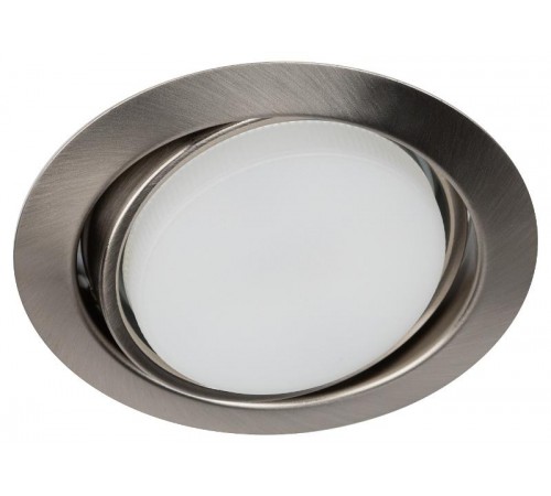 Светильник точечный встраиваемый под лампу KL35 13Вт GX53 сатин хром  Б0017641  ЭРА