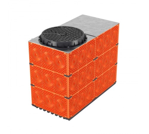 Колодец пластиковый для кабельной канализации с пластиковым люком, F0,1500х750х1125  281500V0  DKC