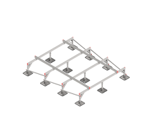 Опорная конструкция для установки оборудования TECHNORAPTOR STEELFOOT 2500х3000 тип 2  KM-TR-STF-SSEI-2500-3000-2  КМ - профиль