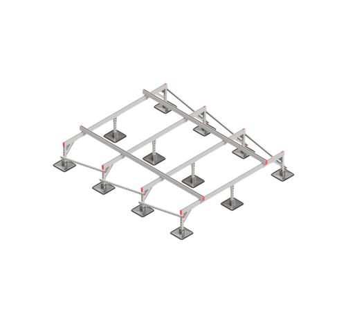 Опорная конструкция для установки оборудования TECHNORAPTOR STEELFOOT 2500х3000 тип 2  KM-TR-STF-SSEI-2500-3000-2  КМ - профиль