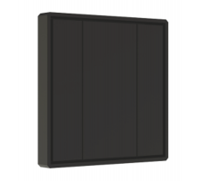 Кнопочная панель 2-х кл. пластиковый корпус, черный DA2-SW-B2-PB  DA2-SW-B2-PB  VARTON