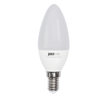 Лампа светодиодная LED 7Вт E14 220В 3000К PLED- SP C37 свеча  1027818-2  Jazzway