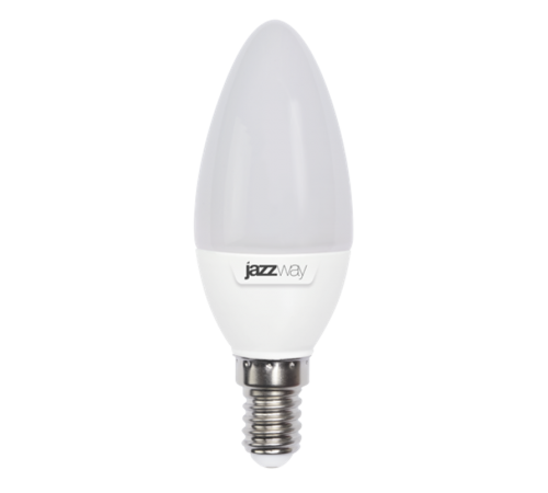 Лампа светодиодная LED 7Вт E14 220В 3000К PLED- SP C37 свеча  1027818-2  Jazzway