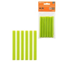 Клеевые стержни универсальные зеленые, 11 мм x 100 мм, 6 шт, "Алмаз"  SQ1024-0515  TDM
