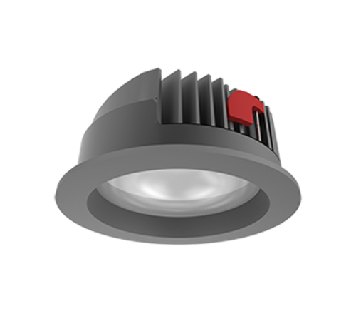 Cветильник светодиодный даунлайт DL-PRO круг. 226*96мм 52W 4000K IP65 d монт.отв.= 200-215мм RAL7045 серый муар  V1-R0-H0777-10000-6505240  VARTON