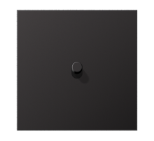 Центральная плата для выключателей, 1 пост, 1 тумблер, цилиндр; металл; dark; LS1912  AL12-0DR01  Jung