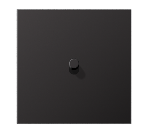 Центральная плата для выключателей, 1 пост, 1 тумблер, цилиндр; металл; dark; LS1912  AL12-0DR01  Jung