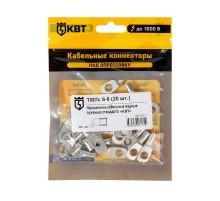 Наконечник под опресcовку медный ТМЛс 6-6 (20шт/упак)  78771  КВТ