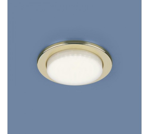 Светильник точечный встраиваемый 1035 GX53 CH GD золото  a040749  Elektrostandard