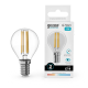 Лампа светодиодная   Filament Elementary Шар 10W 670lm 4100К Е14 LED 1/10/100  52120  Gauss