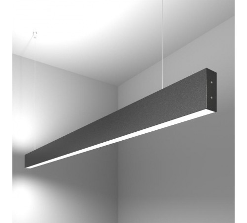 Светильник светодиодный подвесной линейный двусторонний 128см 50W 6500K черная шагрень (101-200-40-128)  a042947  Elektrostandard