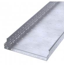 Лоток перфорированный Профи INOX (AISI 316) 500х100x3000 (1,5 мм) (6 м/уп)  PR16.13589  Промрукав