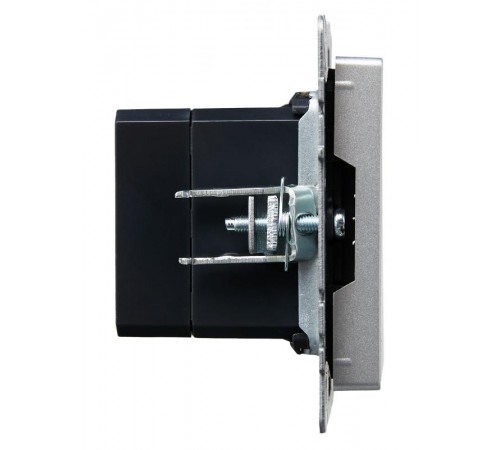 BRITE Розетка USB A+C 18Вт РЮ11-1-БрА алюминий  BR-U22-018-K47  IEK