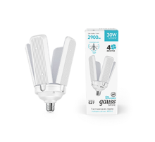 Лампа светодиодная Basic 30W 2900lm 4000K E27 Клевер-4  11732232  Gauss