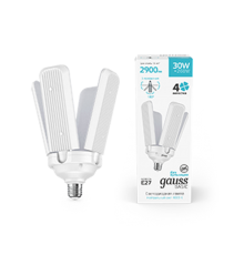 Лампа светодиодная Basic 30W 2900lm 4000K E27 Клевер-4  11732232  Gauss