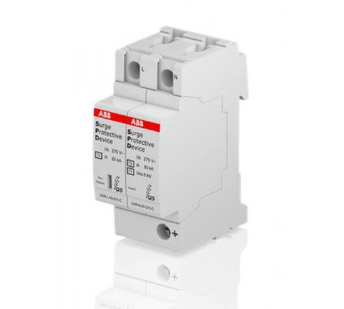 Устройство защиты от импульсных перенапряжений (УЗИП) OVR T2 1N 40-275 P QS2CTB803972R1100 ABB