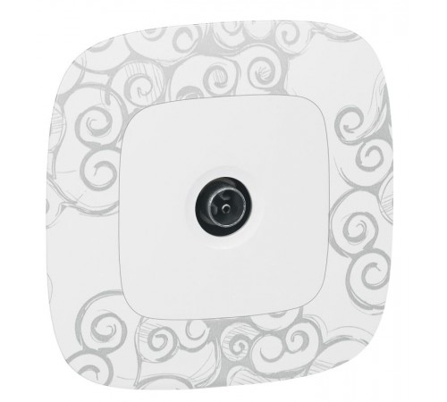 Valena ALLURE DIY Белый Розетка TV оконечная, 10 дБ, 0-862 МГц  753760  Legrand