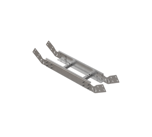 Вертикальный шарнирный угол 100х100х2,0 мм N  LSHL100-100-2.0 N  КМ - профиль