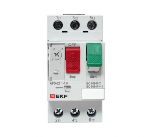 Автомат пуска двигателя АПД-32 1,0-1,6А EKF  apd-me-1.6  EKF