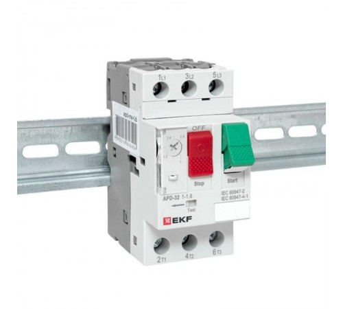 Автомат пуска двигателя АПД-32 1,0-1,6А EKF  apd-me-1.6  EKF