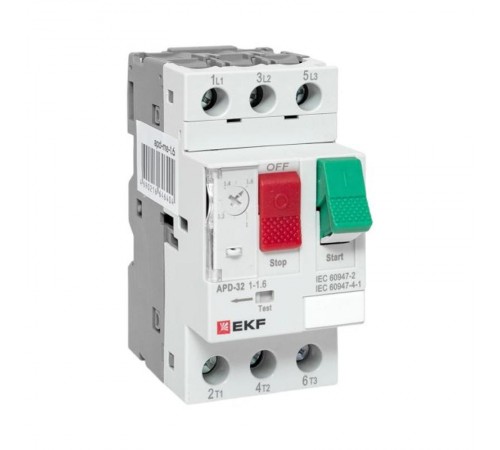 Автомат пуска двигателя АПД-32 1,0-1,6А EKF  apd-me-1.6  EKF