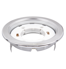 Светильник точечный встраиваемый под лампу PGX53 10639. 6 хром глянцевый /10 шт. в уп./ 106*39мм  .5017580  Jazzway