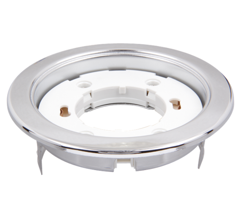 Светильник точечный встраиваемый под лампу PGX53 10639. 6 хром глянцевый /10 шт. в уп./ 106*39мм  .5017580  Jazzway