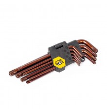 Набор ключей TORX КТ-9s (Т10-Т50)  82178  КВТ