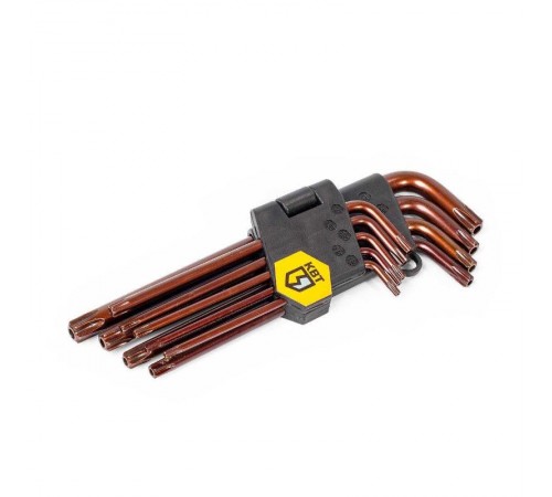 Набор ключей TORX КТ-9s (Т10-Т50)  82178  КВТ