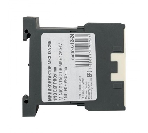 Миниконтактор МКЭ 12А 24В 1NO EKF PROxima  Mctr-s-12-24  EKF