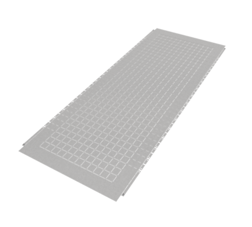 Панель вертикальная для секционирования В2000 Г800 мм AleSta  AleSta-PCV208  EKF