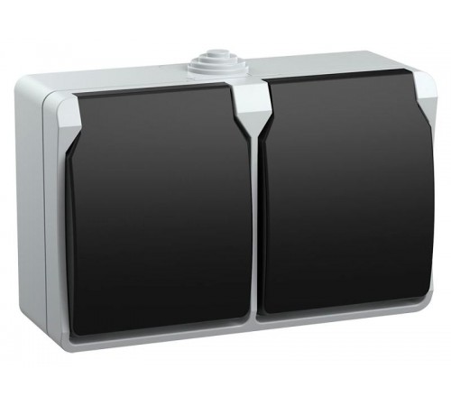 Форс Розетка 2-местная О/У с/з РСб22-3-ФСр IP54  ERS22-K03-16-54-DC  IEK