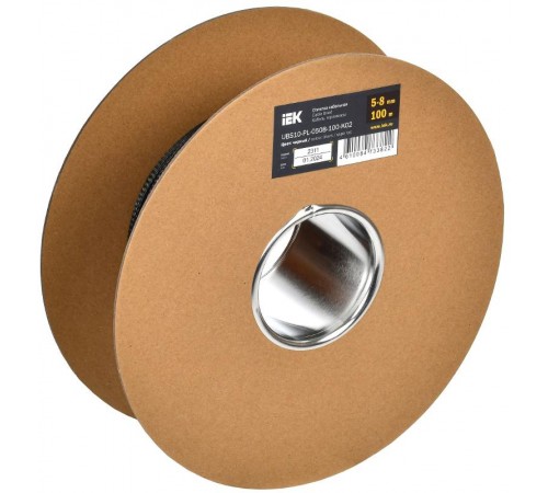 Оплетка кабельная 5-8мм полиэстер 100м черная   UBS10-PL-0508-100-K02  IEK