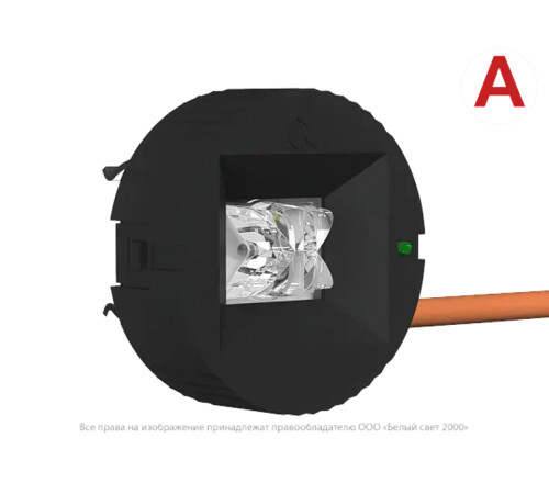 Светильник аварийного освещения BS-OKO-83-L2-INEXI2 Black  a18694  Белый свет