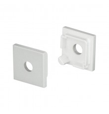 Заглушка SL-KANT-H16 SQUARE с отверстием  024485  Arlight