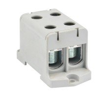 Клемма силовая вводная двойная КСВ 16-95 серая EKF PROxima  plc-kvs2-16-95-grey  EKF