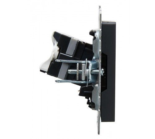 BRITE Розетка компьютерная RJ45 кат.5E РК10-БрГ графит   BR-K10-1-K53  IEK