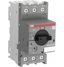 Выключатель автоматический для защиты электродвигателей для ЖД транспорта MS132-12B 100кА с регулируемой тепловой защитой 8A-12А класс теплового расце