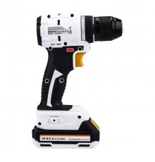 Дрель-шуруповерт бесщеточная аккумуляторная, Li-Ion, 20В, 55 Нм, 2 акк. х 2Ач, в кейсе  KR-PT-055  KRANZ