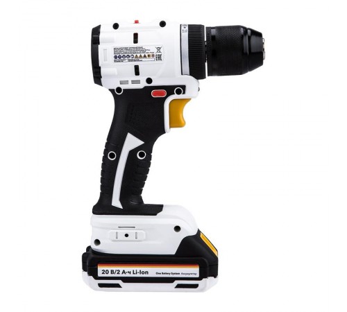 Дрель-шуруповерт бесщеточная аккумуляторная, Li-Ion, 20В, 55 Нм, 2 акк. х 2Ач, в кейсе  KR-PT-055  KRANZ