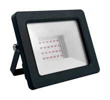 Прожектор светодиодный 30W красный AC220V/50Hz IP65, в черном компактном корпусе, LL-903  41519  FERON