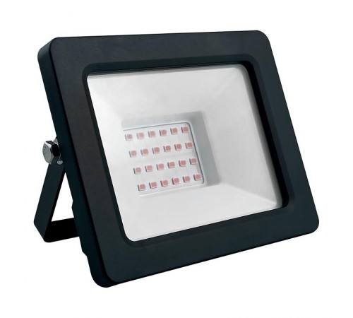 Прожектор светодиодный 30W красный AC220V/50Hz IP65, в черном компактном корпусе, LL-903  41519  FERON