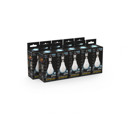 Лампа светодиодная LED A60 10W E27 660lm 4100K с Li-Ion аккумулятором 1/10/60  102402200  Gauss