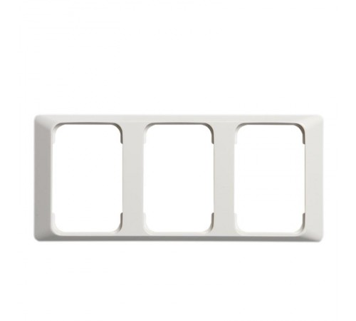 Рамка 3-постовая для DoubleSchuko, 100мм серия Jussi, белая  2523-100   2TKA000821G1  ABB