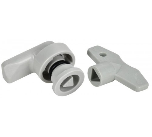 Замок для корпусов пластиковых ЩМПп с ключом под треугольник  MKP10D-ZP-T8  IEK