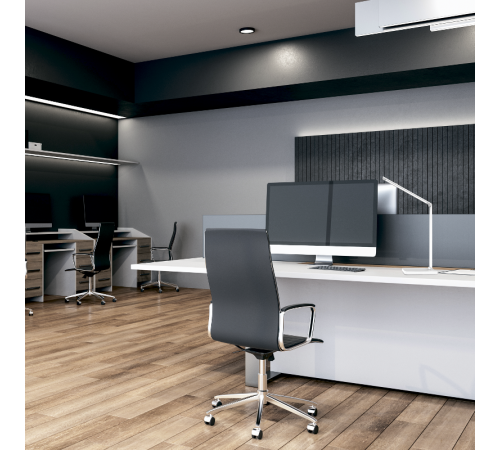 Светильник настольный Qplus GTL501 10W 600lm 3000-6000K 170-265V белый диммируемый Qi USB LED 1/12  GT5011  Gauss