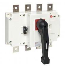 Рубильник-выключатель 630A 4P c рукояткой управления для прямой установки PowerSwitch  psds-630-4  EKF